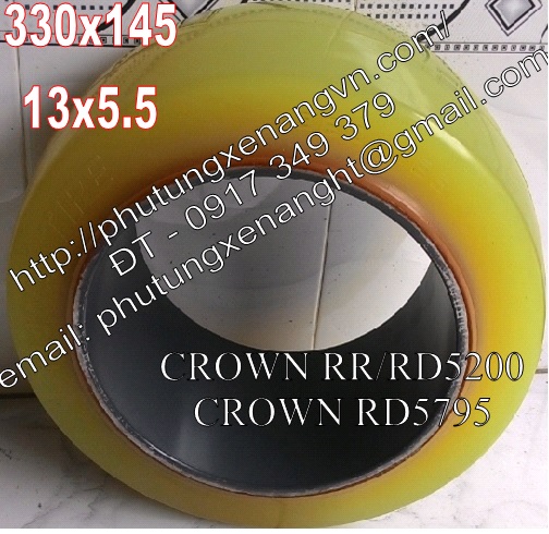 Drive wheel PU Crown RD5200, RD5700, RD5795 330x145, 13x5.5
