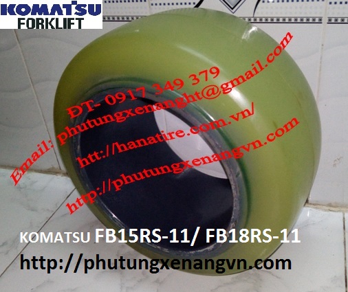 Bánh xe PU xe nâng điện Komatsu FB10RS-11 FB13RS-11