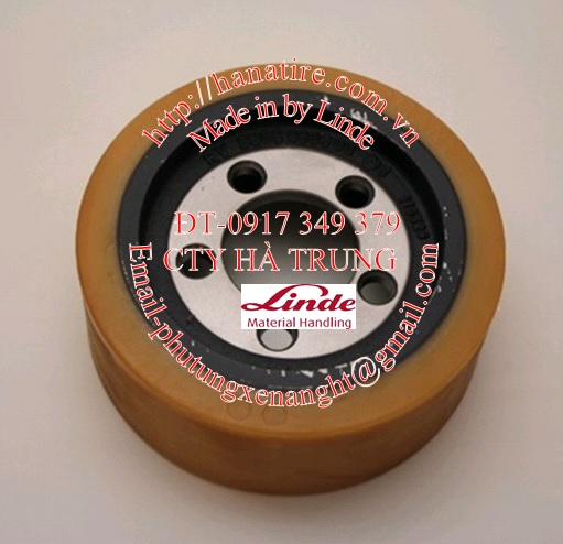 Bánh lái PU xe nang Linde 0009903803
