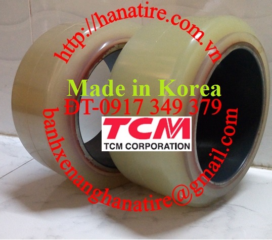 Bánh tải PU xe nâng TCM 267x114, 267*114
