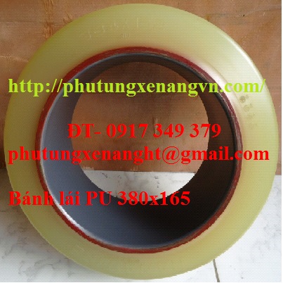 Bánh PU xe nâng TCM FRSB14-8, FRSB16-8, FRSB20-8, FRSB25-8