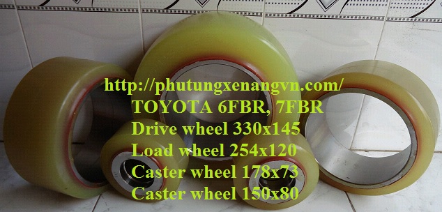 Bánh tải PU Toyota 6FBR10, 6FBR13, 6FBR15, 6FBR18