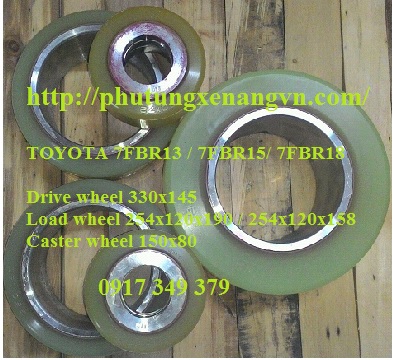 Bánh tải  PU Toyota 7FBR20, 7FBR25, 7FBR30